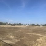 Sportpálya tereprendezés, terepmunka